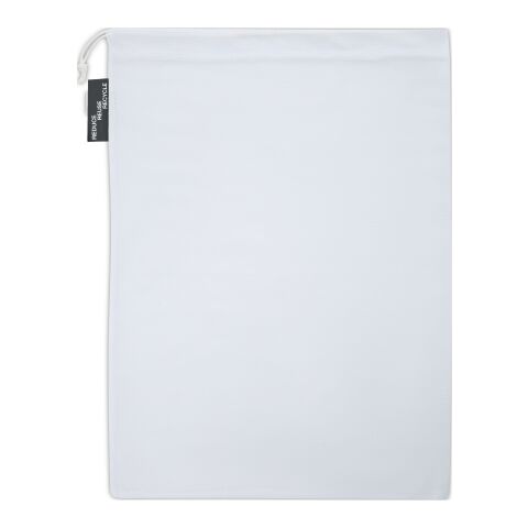 Recycled polyester grocery bag 30x41 cm White | No Branding | not available | not available