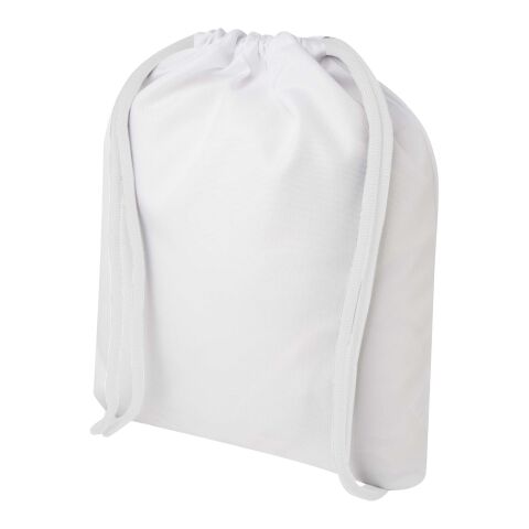 Clif sublimation RPET drawstring bag white-white | No Branding | not available | not available