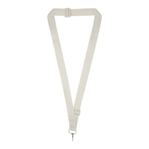Liv adjustable sublimation RPET lanyard white-white | No Branding | not available | not available