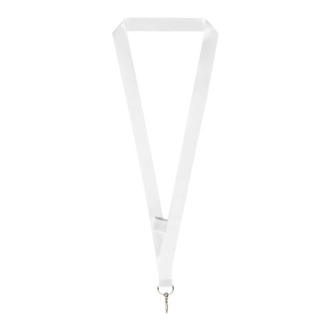 Neve sublimation lanyard with loop White | 20mm | No Branding | not available | not available