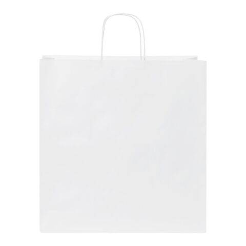 Kraft 80-90 g/m2 paper bag with twisted handles - X large White | Not applicable | No Branding | not available | not available