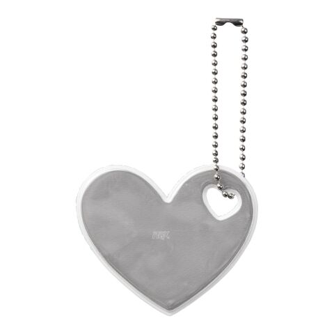 RFX™ H-12 heart reflective PVC hanger White | No Branding | not available | not available