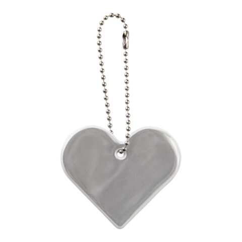 RFX™ H-16 heart reflective PVC hanger White | No Branding | not available | not available