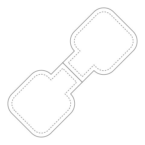 RFX™ square reflective TPU magnet White | Not applicable | No Branding | not available | not available