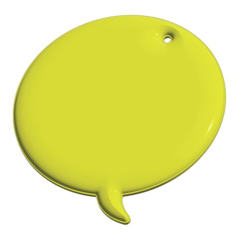 RFX™ callout reflective PVC hanger Neon yellow | No Branding | not available | not available