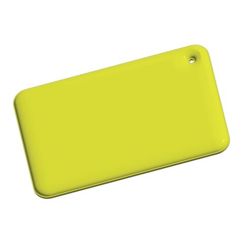 RFX™ rectangular reflective PVC hanger small Neon yellow | No Branding | not available | not available