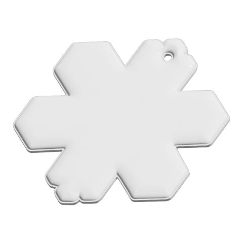 RFX™ snowflake reflective PVC hanger White | No Branding | not available | not available