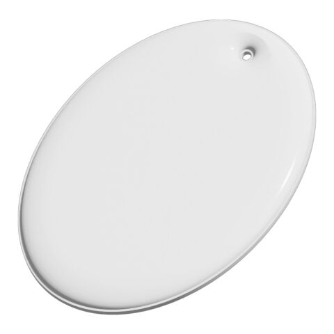 RFX™ oval reflective PVC hanger White | No Branding | not available | not available