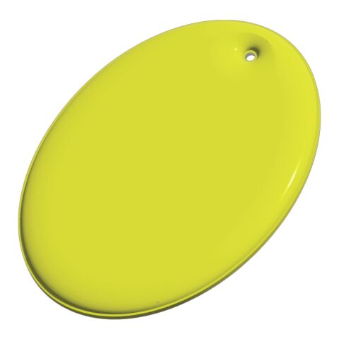 RFX™ oval reflective PVC hanger Neon yellow | not available | No Branding | not available | not available