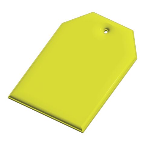 RFX™ tag reflective PVC hanger Neon yellow | No Branding | not available | not available