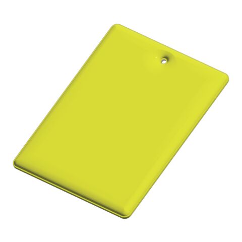 RFX™ rectangular reflective TPU hanger large Neon yellow | No Branding | not available | not available