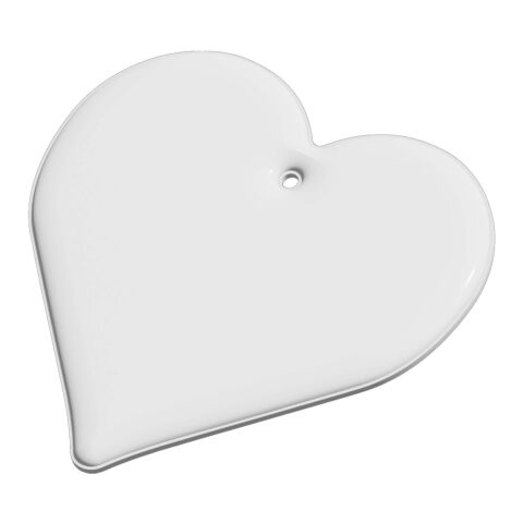 RFX™ H-16 heart-shaped lightweight reflective PVC hanger white | No Branding | not available | not available