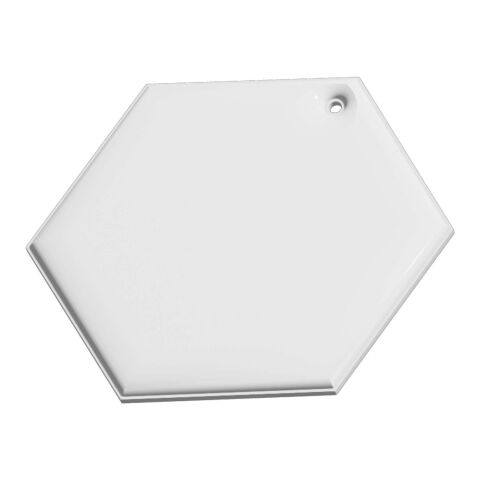RFX™ H-12 hexagon lightweight reflective PVC hanger white | No Branding | not available | not available