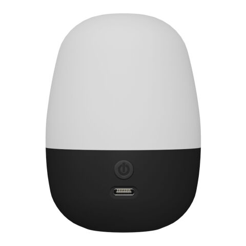 SCX.design F05 Nomad mood lamp Solid black | Light Up Logo | front | 40 mm x 22 mm