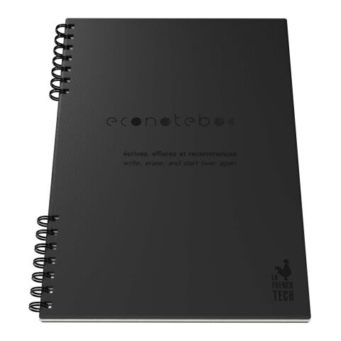 EcoNotebook NA5 with PU leather cover Solid black | Not applicable | No Branding | not available | not available