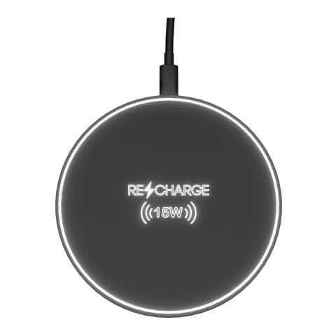 SCX.design W21 15W light-up logo wireless charging pad Solid black | No Branding | not available | not available