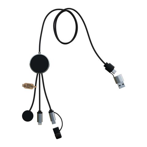 SCX.design C34 7-in-1 smartwatch charging cable  Black | No Branding | not available | not available