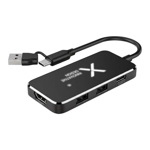 SCX.design H22 7-in-1 USB hub Black