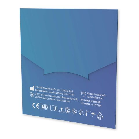 6-pieces blister plasters with full colour printed paper envelope White