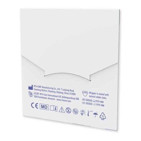 6-pieces imperfection patches with full colour printed paper envelope White
