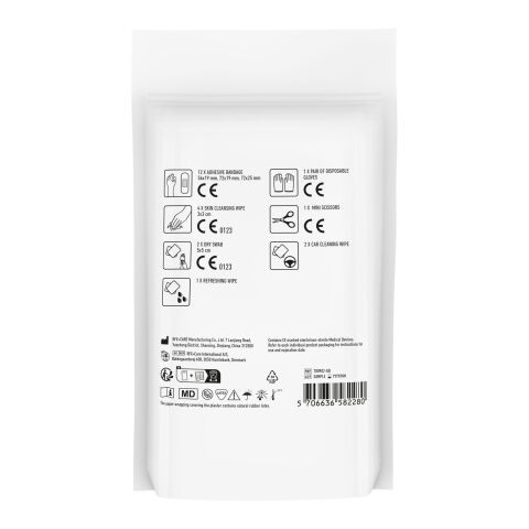 MyKit Car First Aid Kit with paper pouch White | No Branding | not available | not available