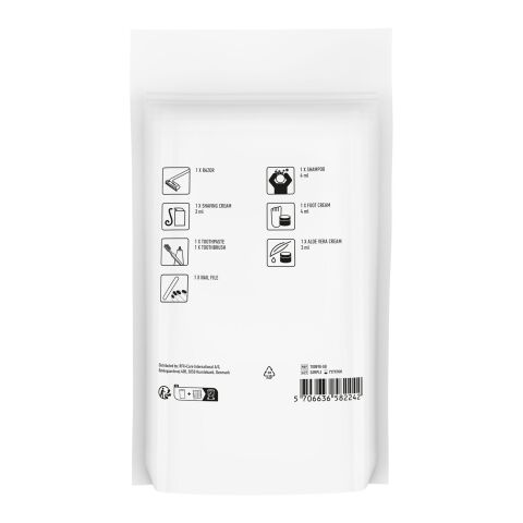 MyKit Hotel Kit with paper pouch White | No Branding | not available | not available