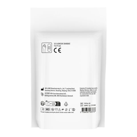 MiniKit Plasters with paper pouch White | No Branding | not available | not available