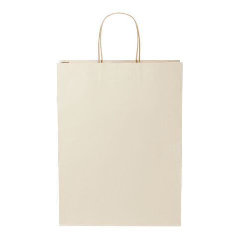 Agricultural waste 150 g/m2 paper bag with twisted handles - XX large Off white | No Branding | not available | not available