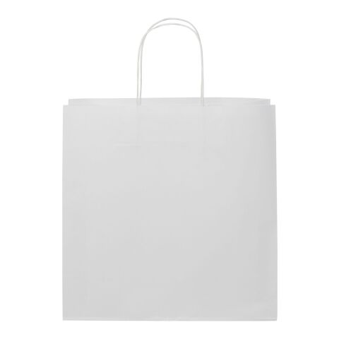 Kraft 120 g/m2 paper bag with twisted handles - X large White | Not applicable | No Branding | not available | not available