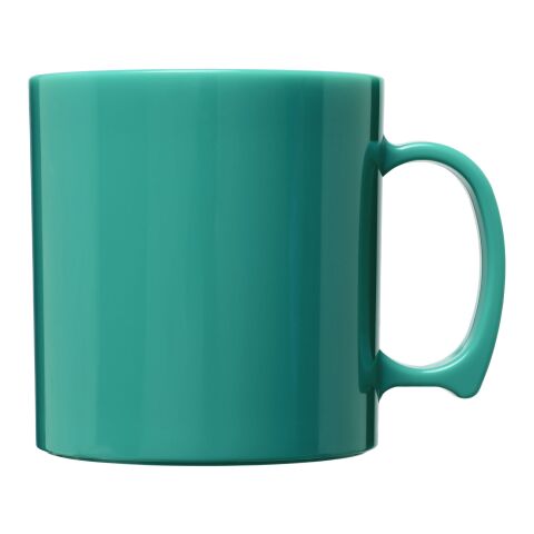 Standard 300 ml plastic mug Aqua | No Branding | not available | not available