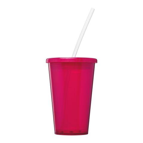 Stadium 350 ml double-walled cup Magenta | not available | No Branding | not available | not available