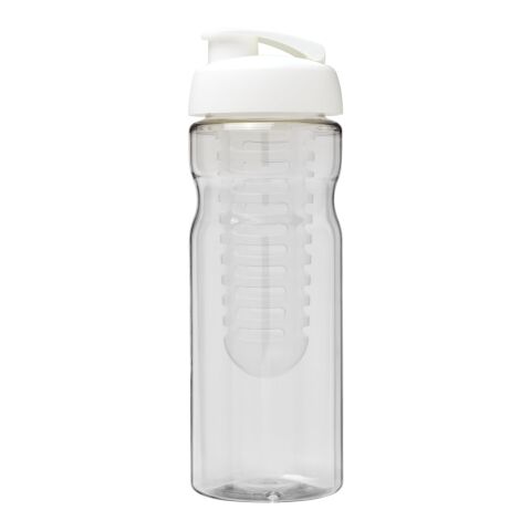 H2O Active® Base 650 ml flip lid sport bottle &amp; infuser White-White | No Branding | not available | not available