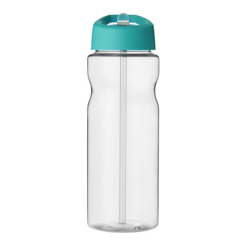H2O Active® Base 650 ml spout lid sport bottle Transparent clear-Aqua blue | not available | No Branding | not available | not available