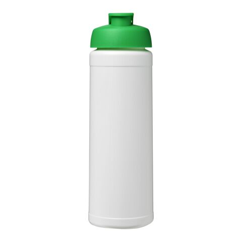 Baseline Plus 750 ml flip-lid sport bottle White-Green | not available | No Branding | not available | not available