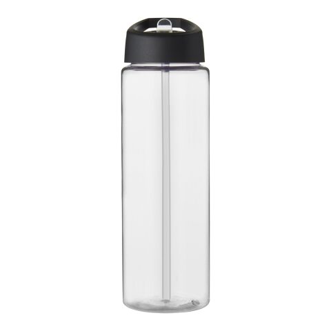 H2O Active® Vibe 850 ml spout lid sport bottle White-Solid black | No Branding | not available | not available