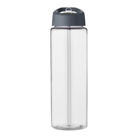 H2O Active® Vibe 850 ml spout lid sport bottle Transparent-Storm grey | not available | No Branding | not available | not available