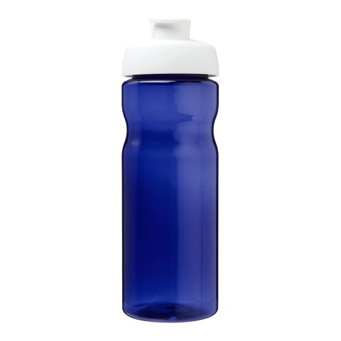 H2O Active® Eco Base 650 ml flip lid sport bottle Blue-White | No Branding | not available | not available