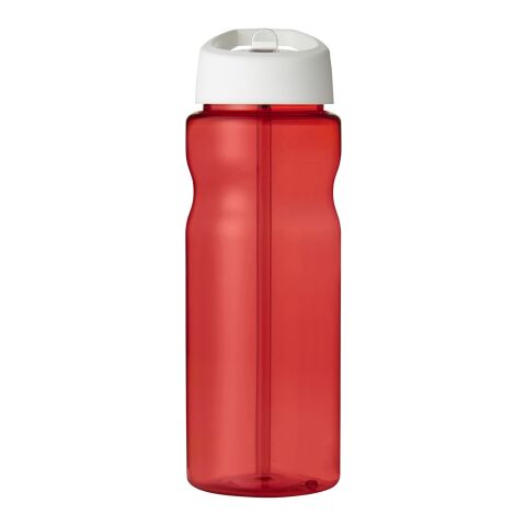 H2O Active® Eco Base 650 ml spout lid sport bottle Red-White | No Branding | not available | not available