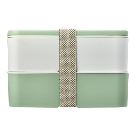 MIYO Renew double layer lunch box Ivory white-Seaglass green-Pebble grey | Not applicable | No Branding | not available | not available