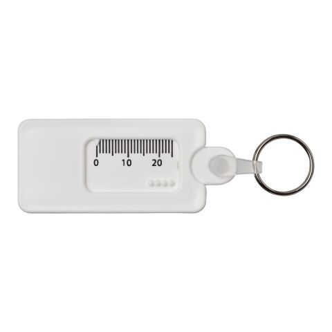 Kym recycled tyre tread check keychain White | No Branding | not available | not available