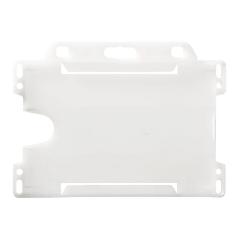 Vega recycled plastic card holder Frosted white | No Branding | not available | not available