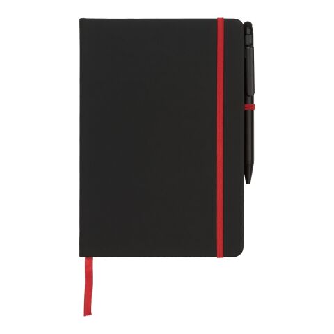 Noir Edge medium notebook Solid black-Red | No Branding | not available | not available