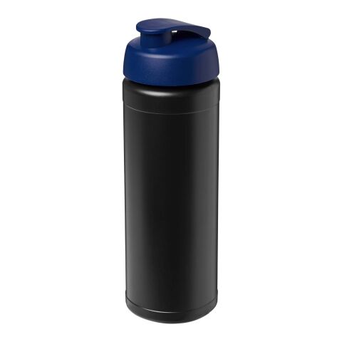 Baseline Rise 750 ml sport bottle with flip lid Solid black-Blue | not available | No Branding | not available | not available