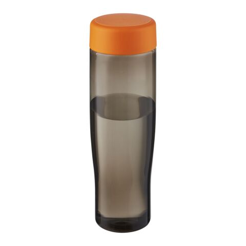 H2O Active® Eco Tempo 700 ml screw cap water bottle Orange-Charcoal | not available | No Branding | not available | not available