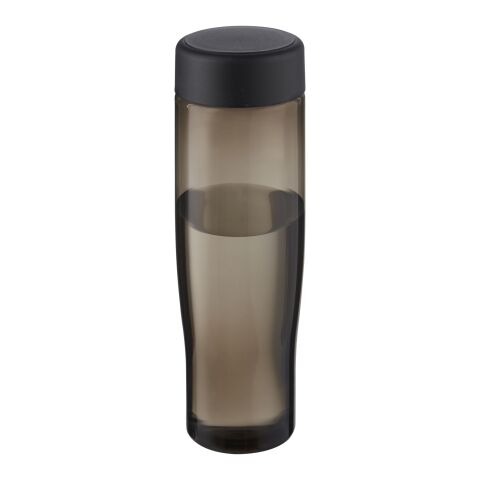 H2O Active® Eco Tempo 700 ml screw cap water bottle Solid black-Charcoal | not available | No Branding | not available | not available