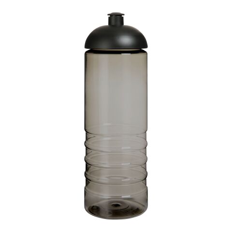H2O Active® Eco Treble 750 ml dome lid sport bottle Charcoal-Solid black | No Branding | not available | not available