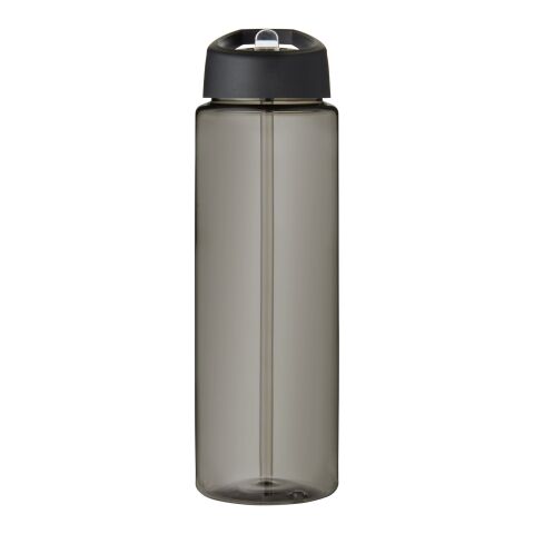 H2O Active® Eco Vibe 850 ml spout lid sport bottle Charcoal-Solid black | No Branding | not available | not available