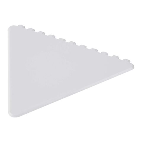 Frosty triangular recycled plastic ice scraper White | Not applicable | No Branding | not available | not available