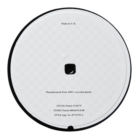 Brite-Mat® round coaster with tyre material Solid black | Not applicable | No Branding | not available | not available