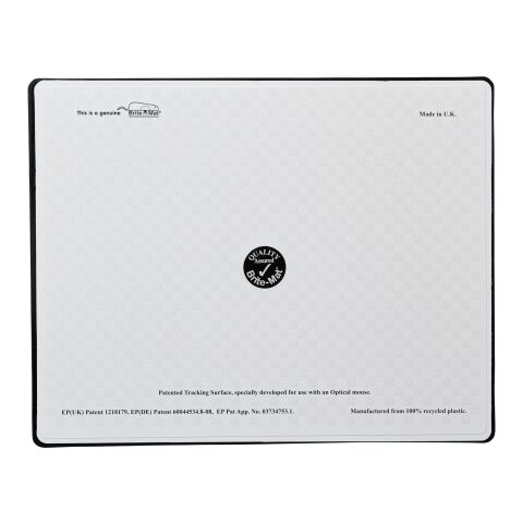 Brite-Mat® rectangular mouse mat Solid black | No Branding | not available | not available